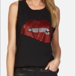 NWT Lauren Moshi Crystal Biting Lip